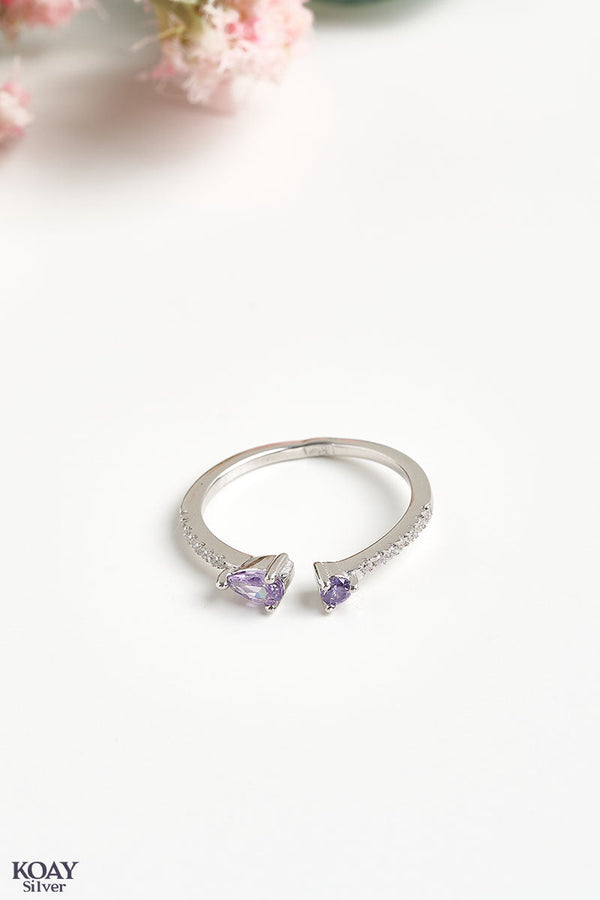 Zircon Ring (039-Purple)