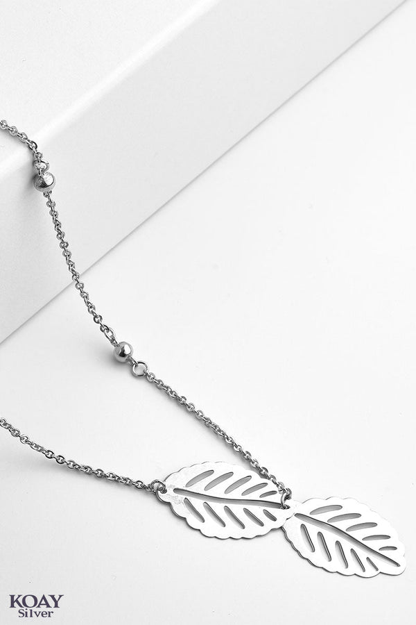 Double Leaf (02) Necklace