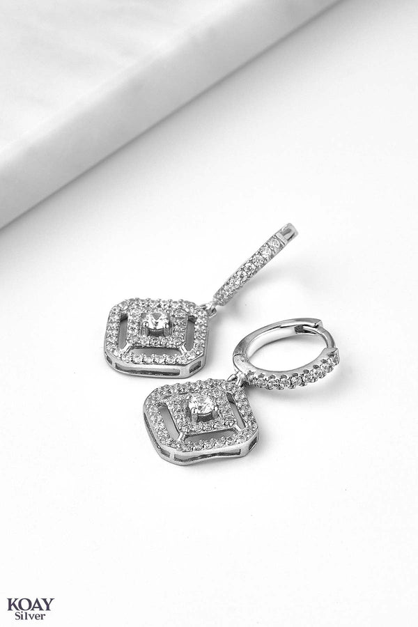 Zircon Diamond Earring