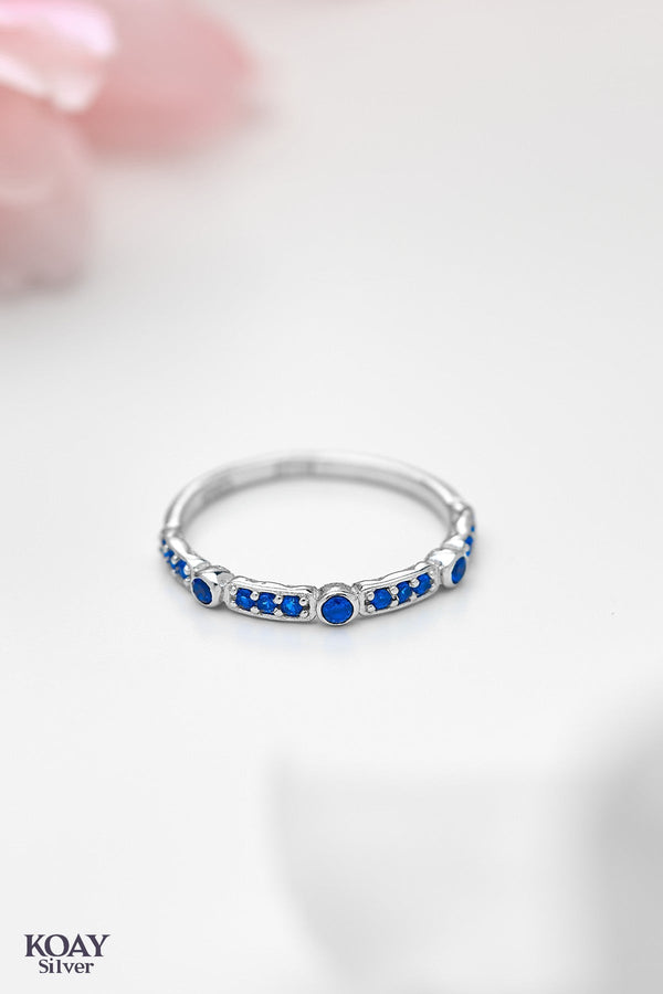 Zircon (042-Blue) Ring