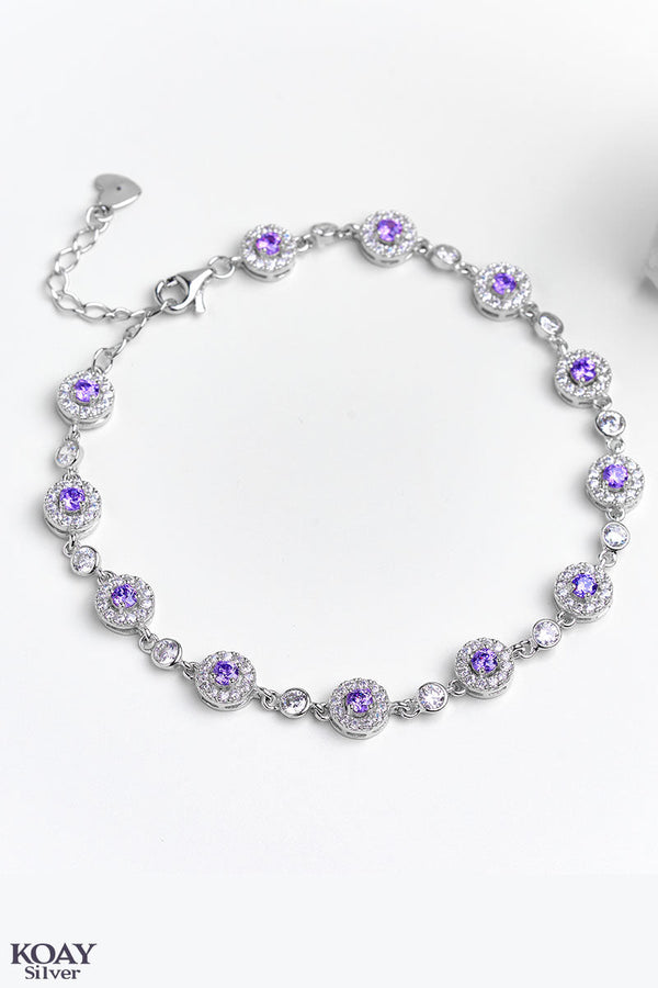 Circles Purple Bracelet