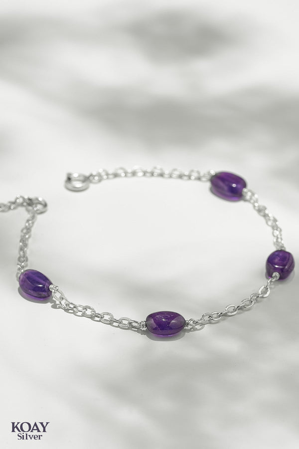 Purple Stones Bracelet