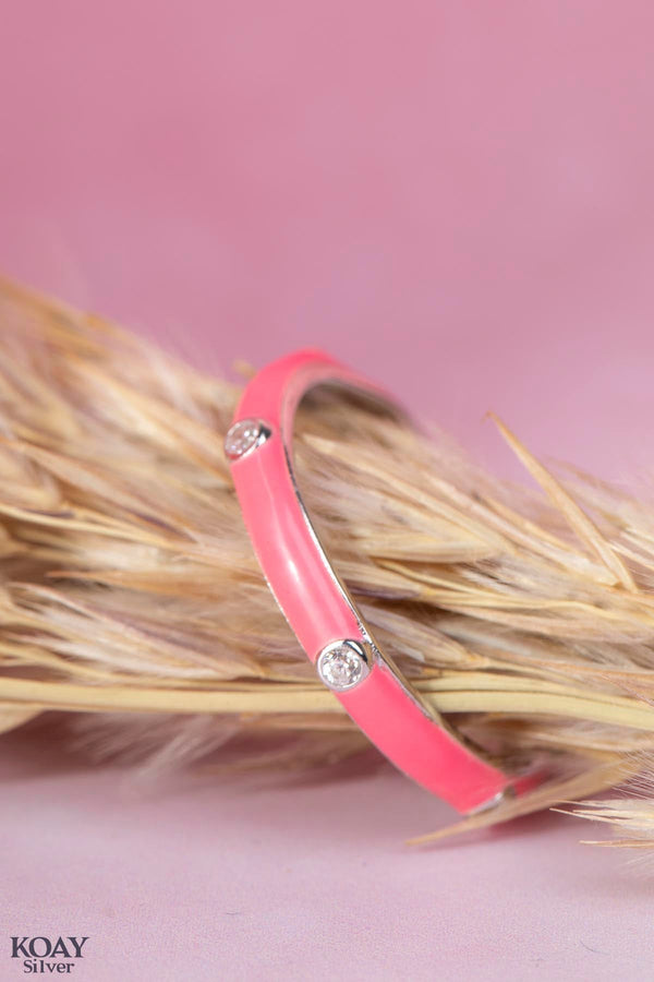 Zircon Ring (063-Pink)