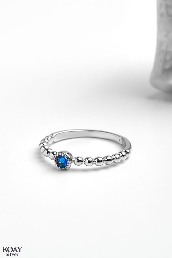 Zircon Ring (036-Blue)