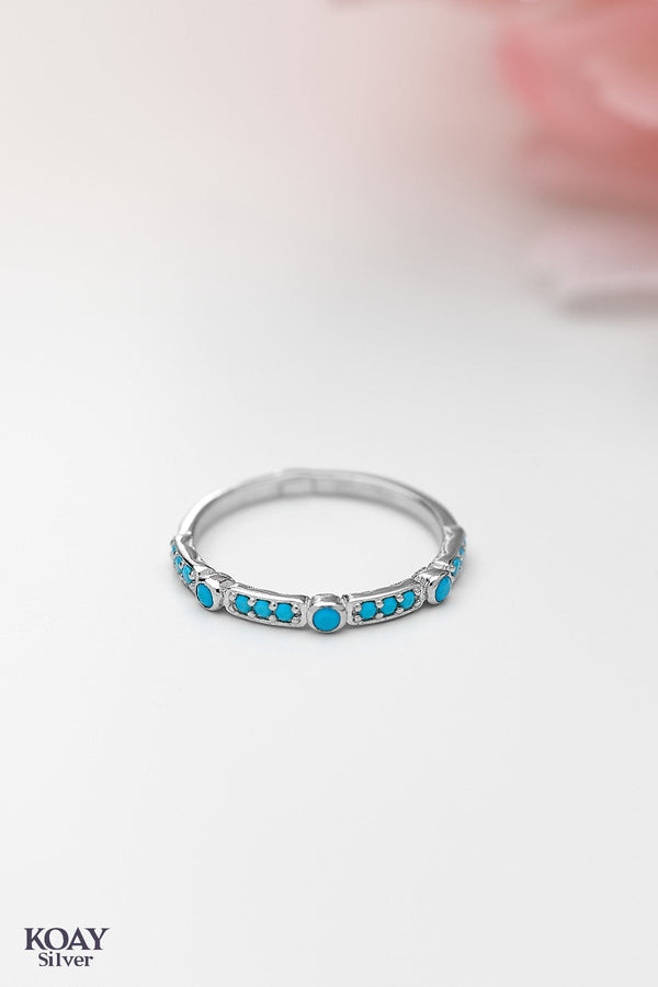 Zircon Ring (042-Turquoise)
