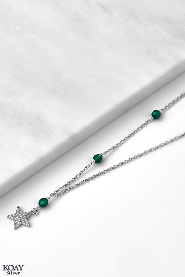 Green Star Necklace