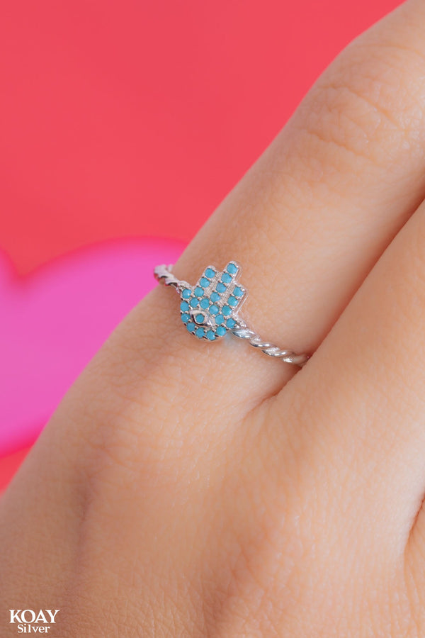 Turquoise Hand Ring