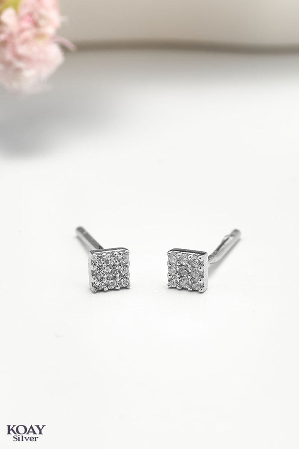Zircon Earring (029) Diamond Shape