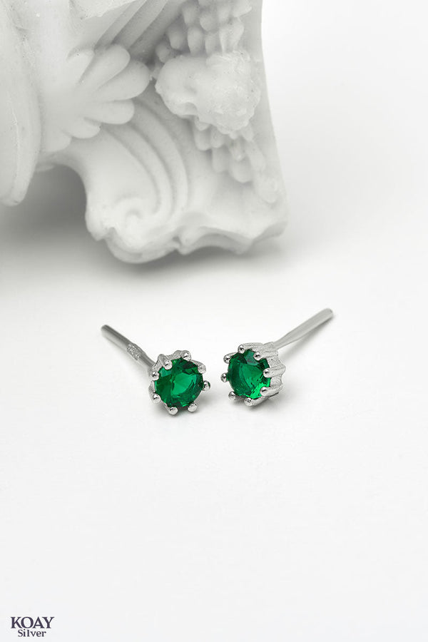 Zircon (031) Green Earring