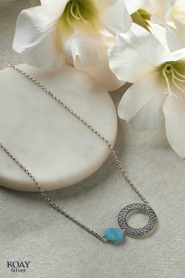 Blue Ring Necklace (02)