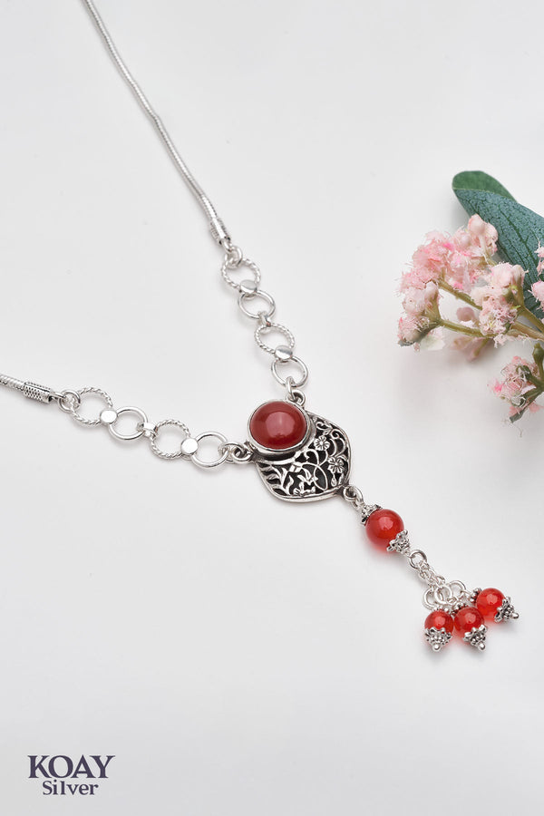 Arabic (03-RS-Flowers) Necklace