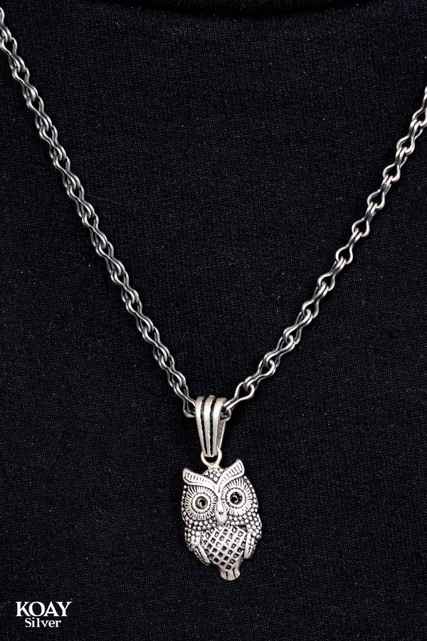 Arabic Owl Necklace