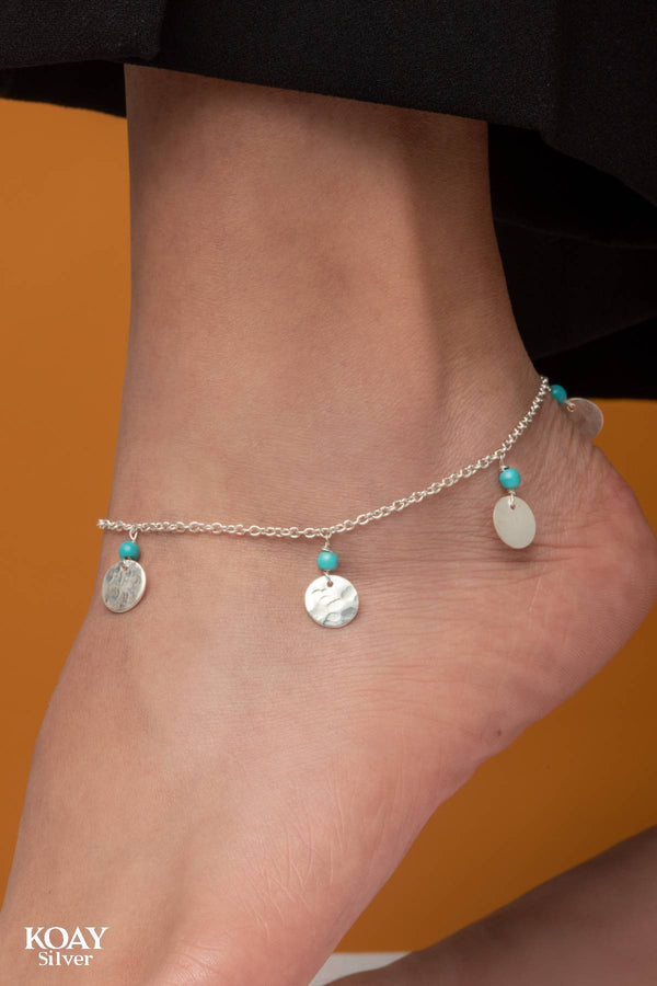 Barq Turquoise Anklet